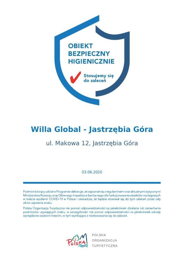 Jastrzębia Góra Willa Global Komfortowe Pokoje Nad Morzem מראה חיצוני תמונה